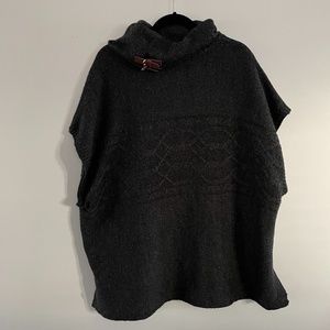 Dark Grey cape like sweater